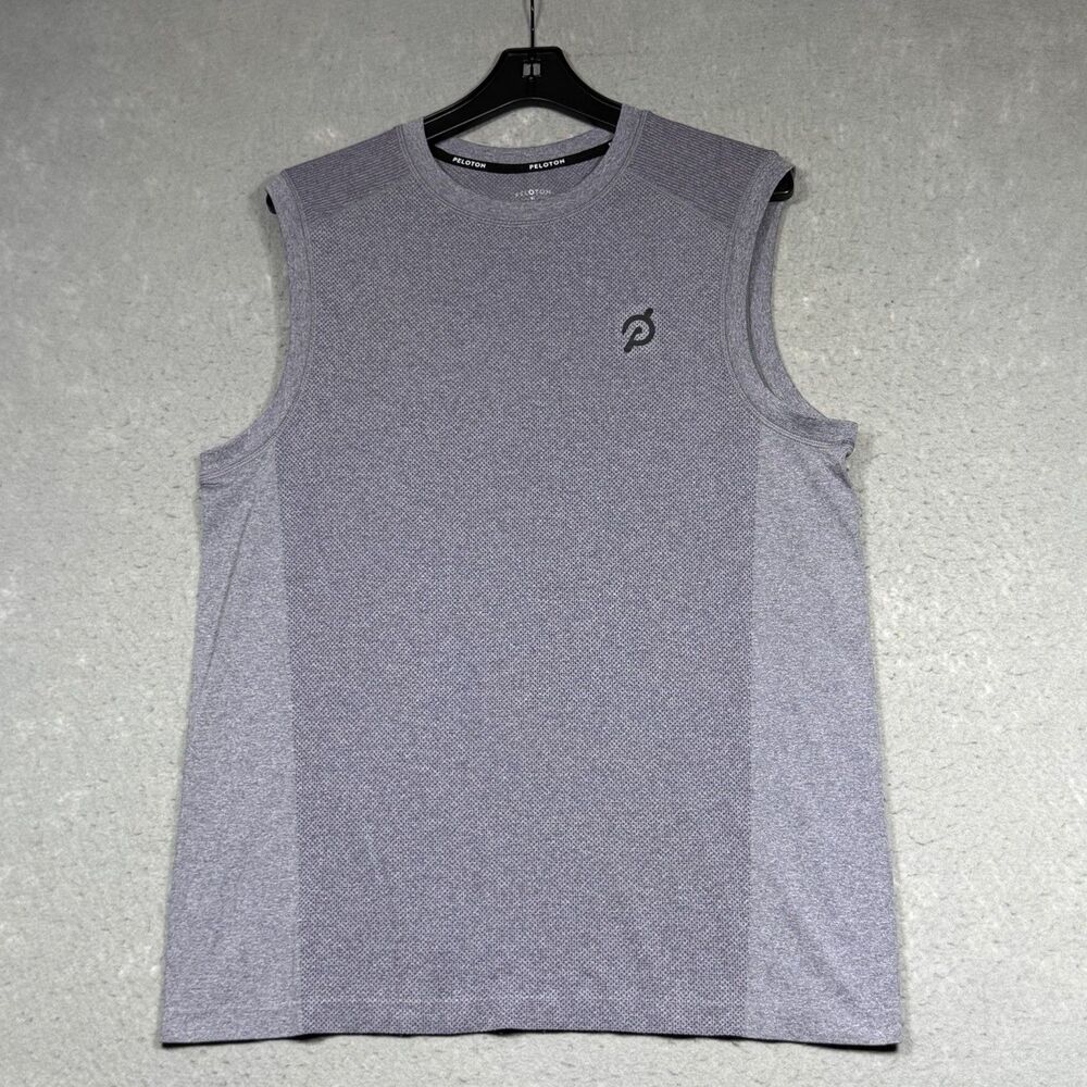 Peloton Tank Top Mens Size XL Purple Seamless Sleeveless Athletic Muscle Tank